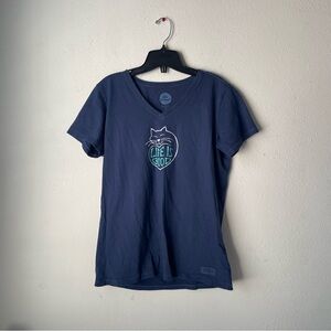 Life Is Good Cat Tee